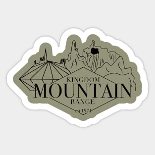 Kingdom Mtn Range Sticker